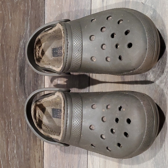 Crocs Men Comfort Insulated lined clogs sz 12 shoes - Picture 3 of 11